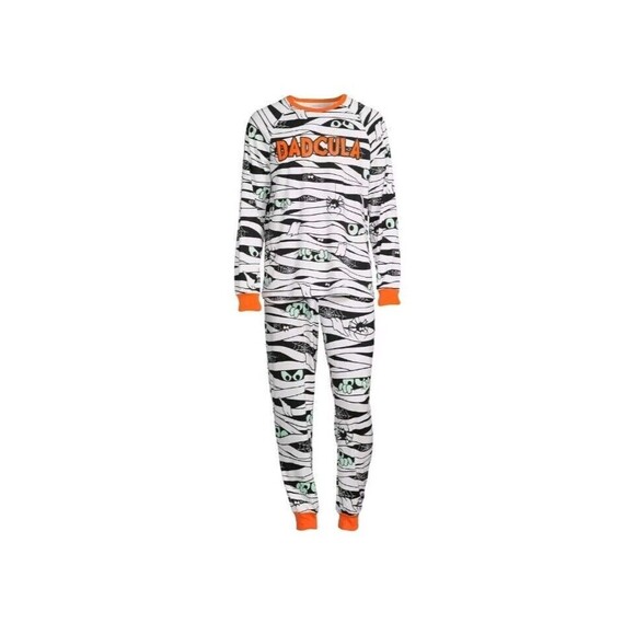 *Celebrate* Mens Halloween Dadcula Pajamas Set Size 2X (50-52) - Picture 1 of 6